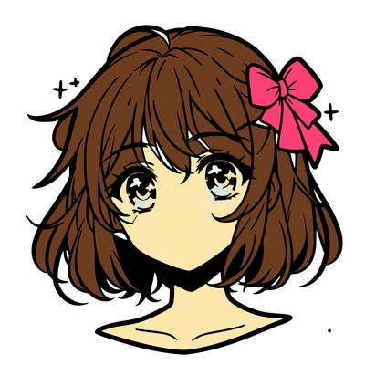 anime girl face