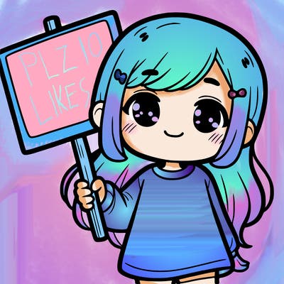 a girl holding a sign