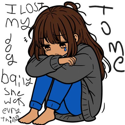 depressed girl