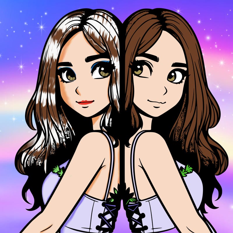 a realistic girl split