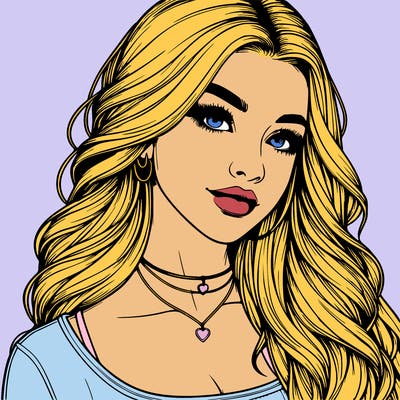 detailed realistic girl