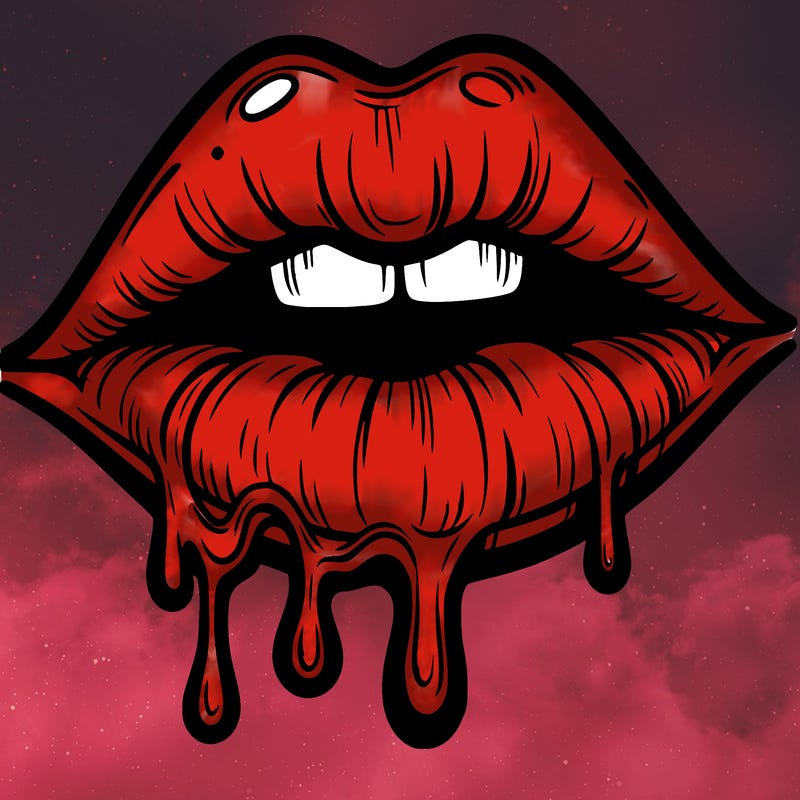 lips that look realistic and drip