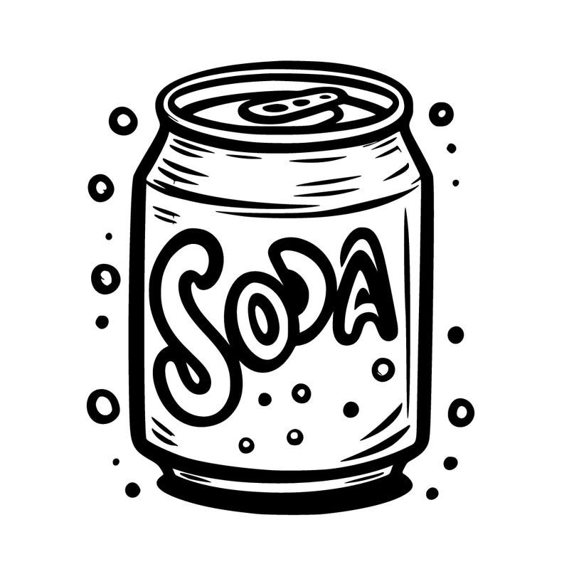 soda (just the soda can)