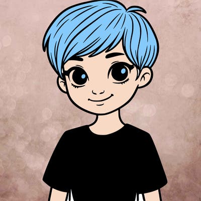 girl with pixie cut and feminist shirt