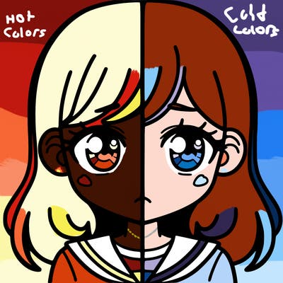 a split of a girl