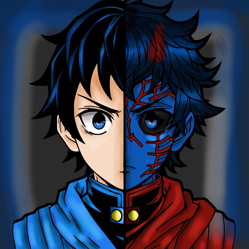 manga character split