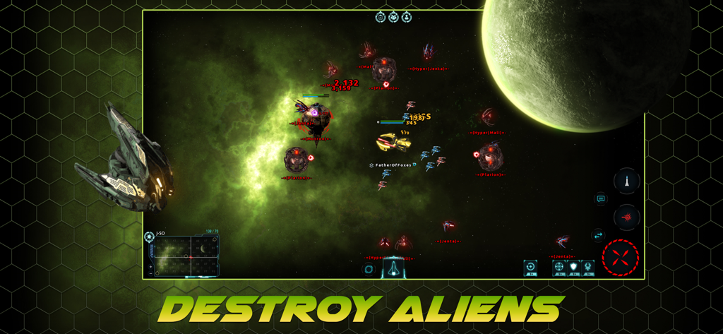 WarUniverse - Spaceship combat against alien enemies in the WarUniverse mobile game