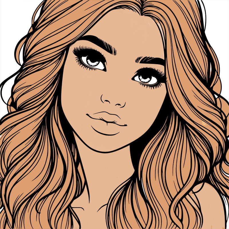 beautiful realistic girl