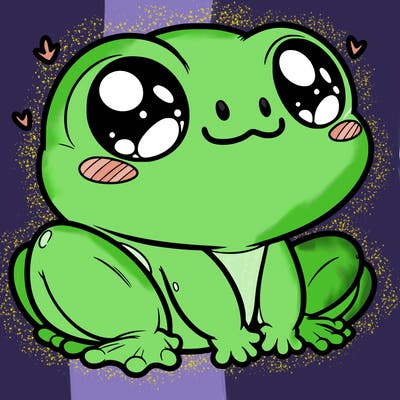 cute frog person realistic
