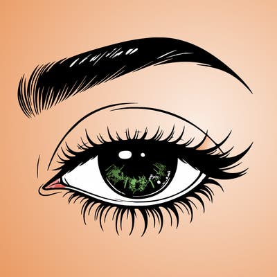 eye closed realistic