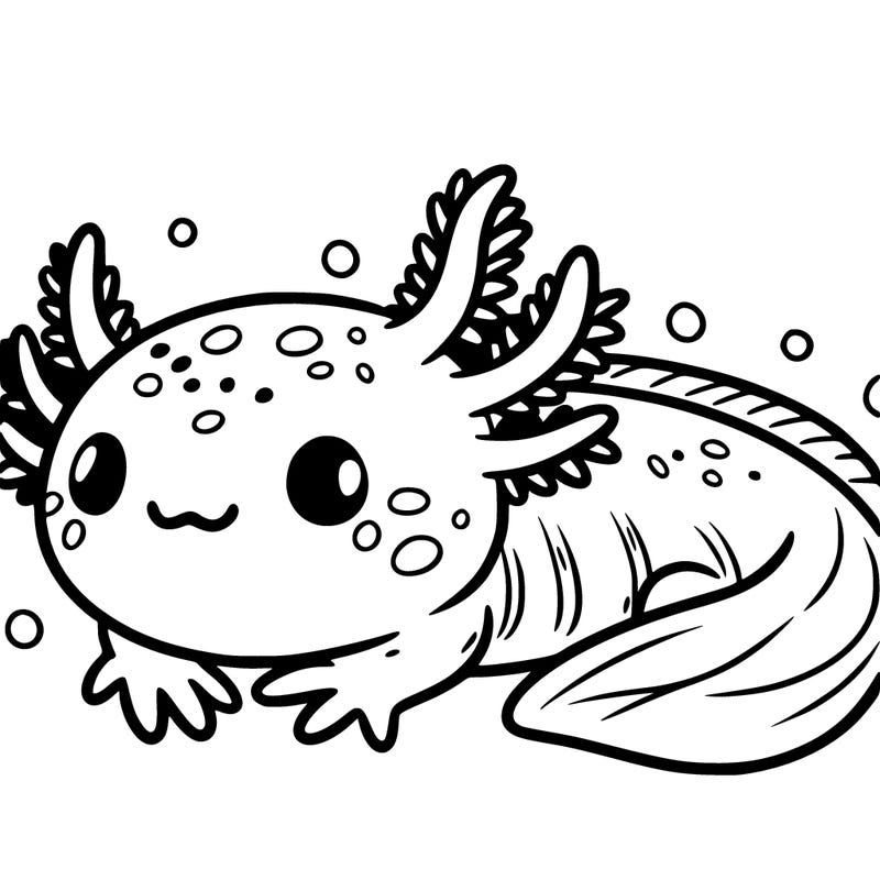 cute axolotl