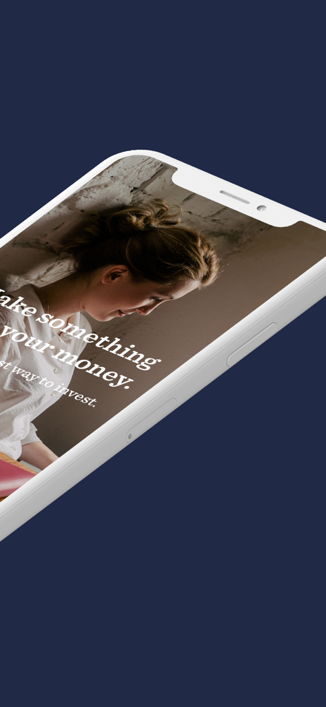 ATB Prosper Dashboard - Uma tela de smartphone mostrando o aplicativo ATB Prosper Dashboard com a mensagem Faça algo com seu dinheiro