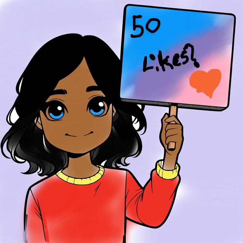 realistic girl holding up a sign