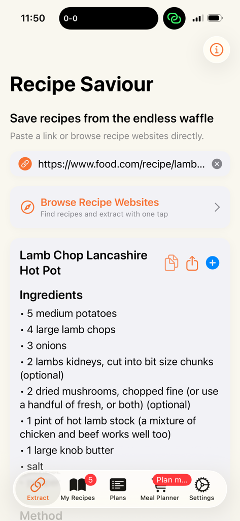 Recipe Saviour - Food & Drink App | MWM
