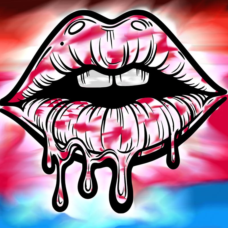 lips that look realistic and drip