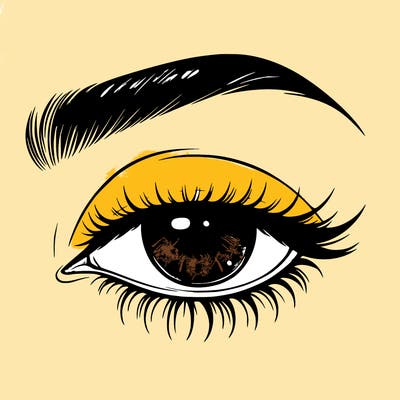 eye closed realistic