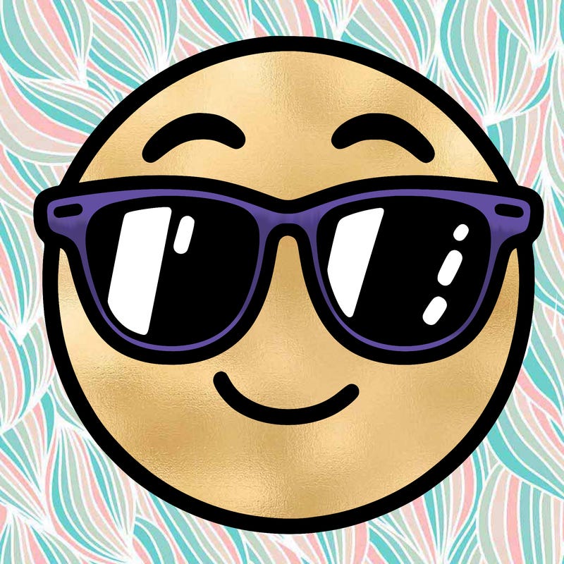 emoji with sunglasses