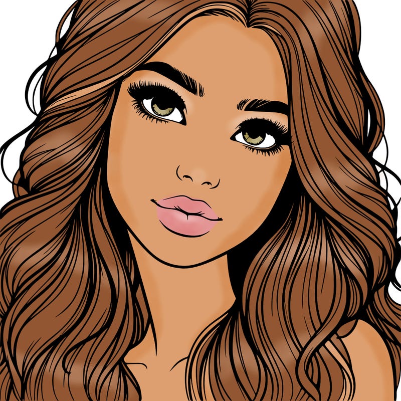 beautiful realistic girl