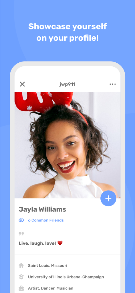 Sappa - 写真とソーシャルバイオグラフィーを特徴とするSappaアプリのユーザープロフィール