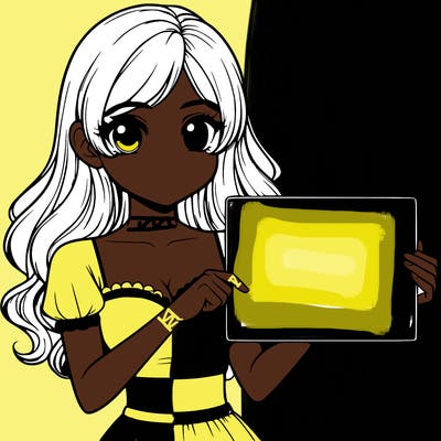 realistic pretty girl holding blank sign