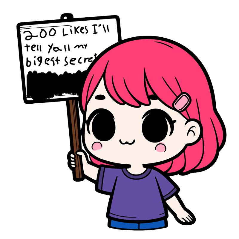 girl holding up a sign