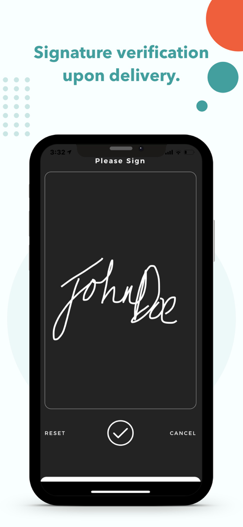AllMart Delivery Agent - AllMart Delivery Agent app signature verification screen