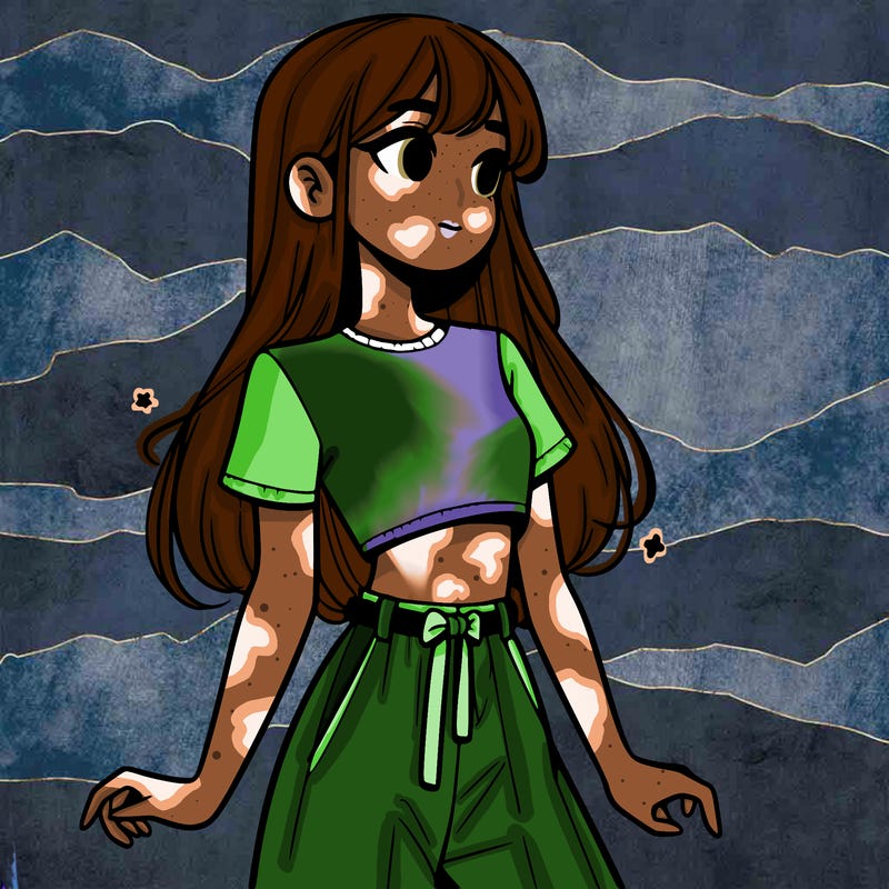 girl in a cute crop top