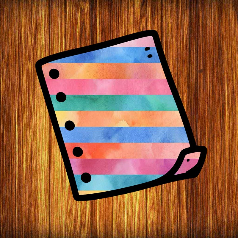 blank piece of paper