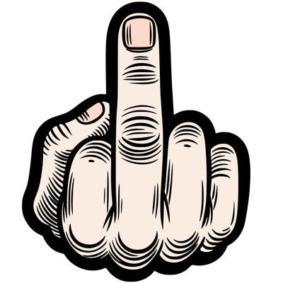 middle finger