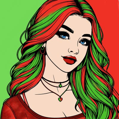 detailed realistic girl