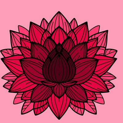 lotus flower mandala