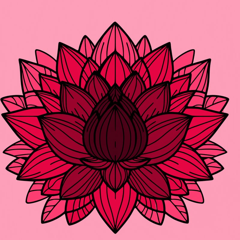 lotus flower mandala