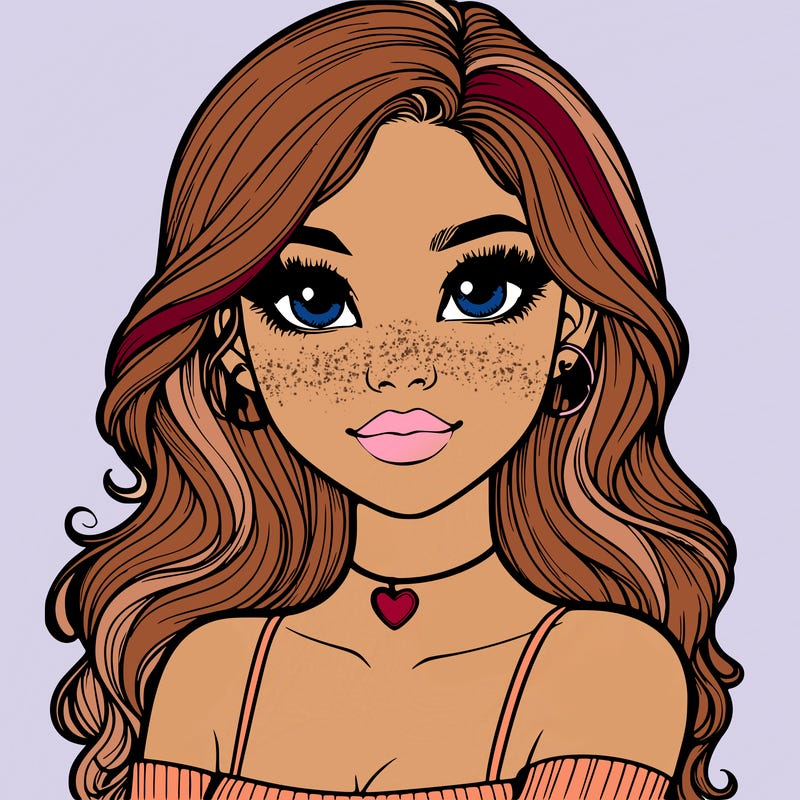 realistic pretty girl