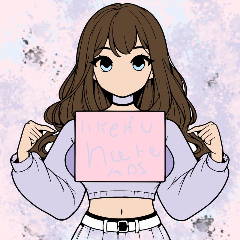 girl holding a blank sign in a long sleeve crop top