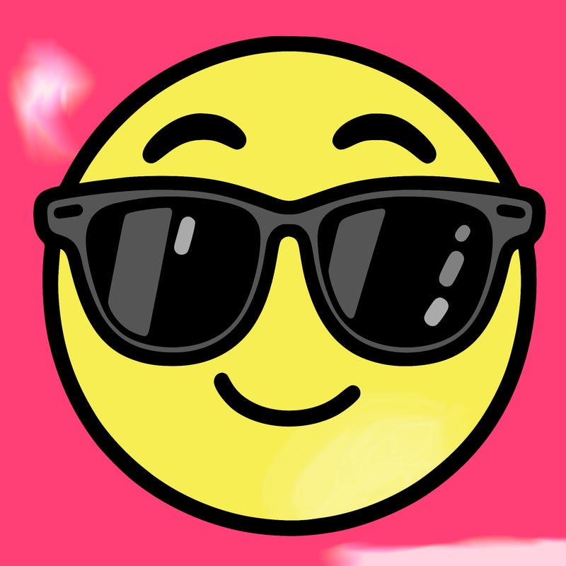 emoji with sunglasses