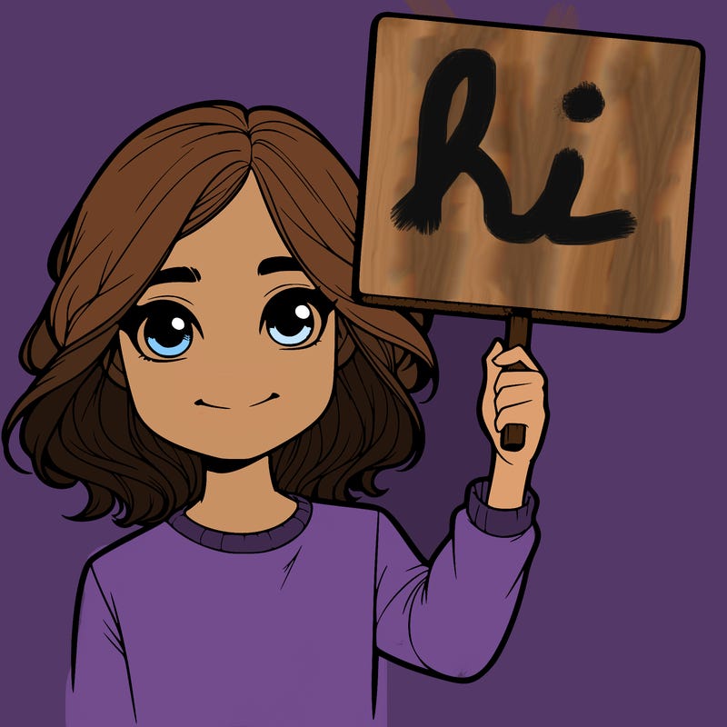 realistic girl holding up a sign