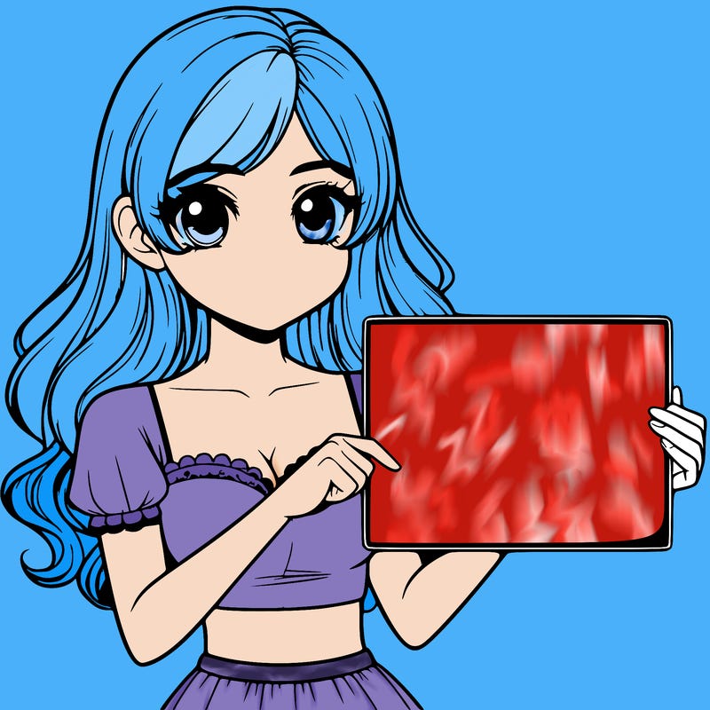 realistic pretty girl holding blank sign