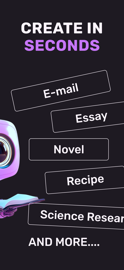 Book Creator - Write a book - Productivity App | MWM