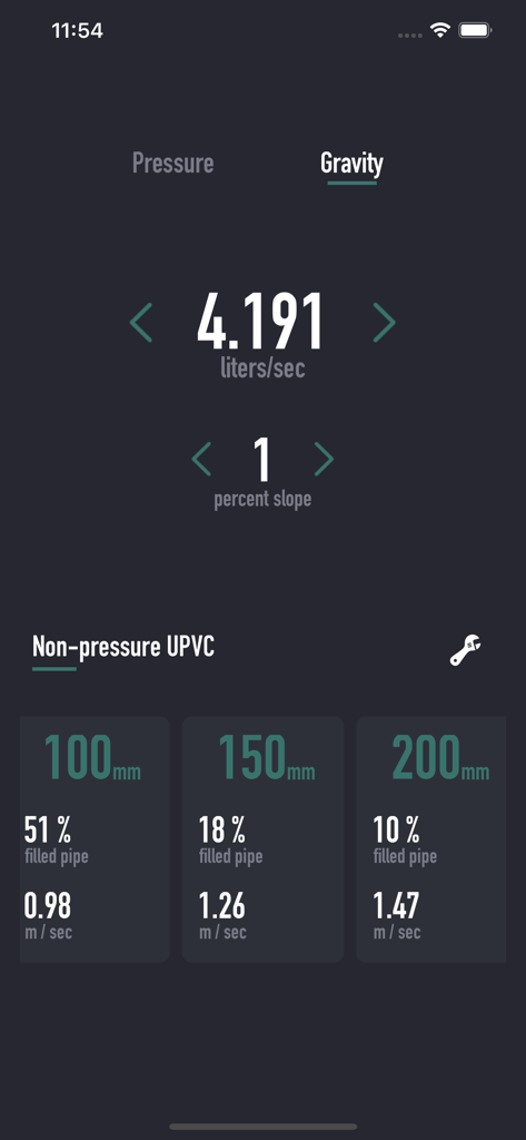 Pipe Sizer - Water Pipe Sizing - Utilities App | MWM