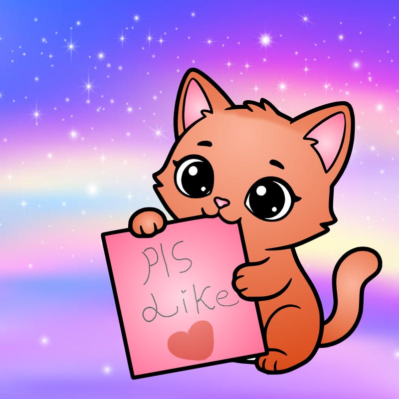 a small cat with a blank sheet of paper in its hand. the cat is sooooooo cute!