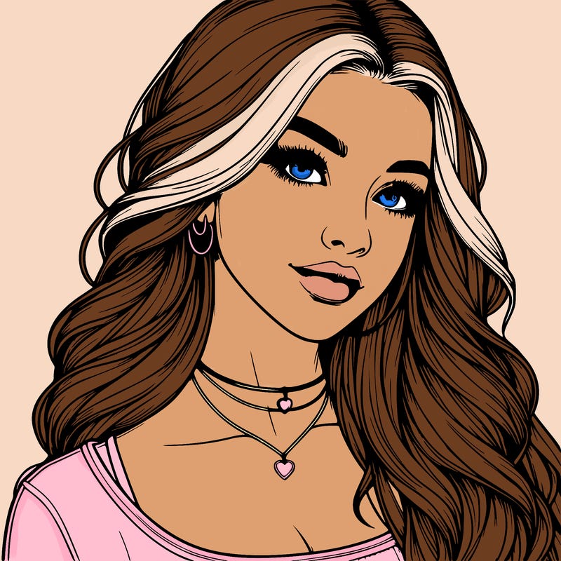 detailed realistic girl