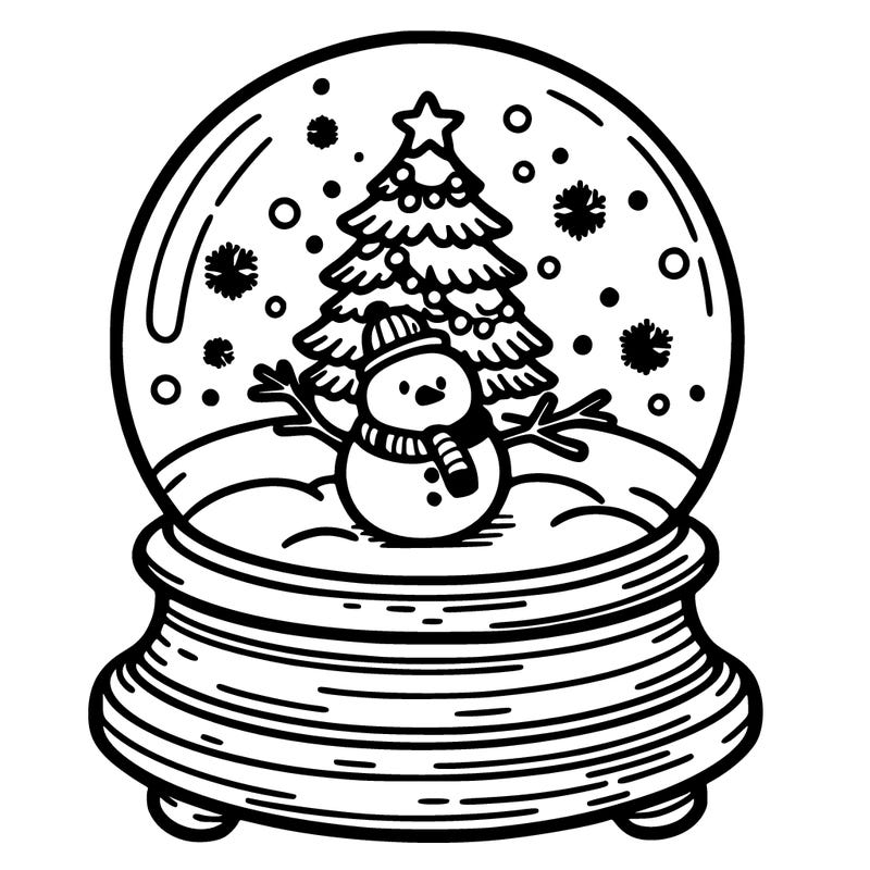 christmas snow globe