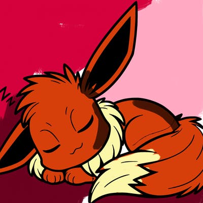 eevee sleeping