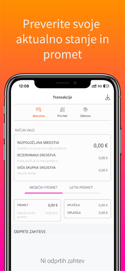 VALÚ - VALÚ mobile app interface displaying account balance and transaction history.