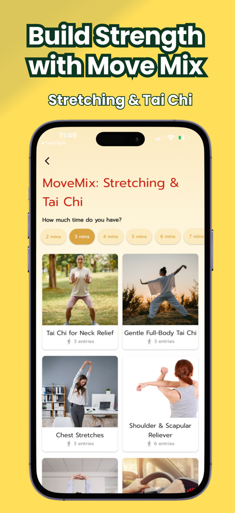 Tai Chi for Beginners Daily - Menú de ejercicios de Tai Chi y estiramientos para principiantes