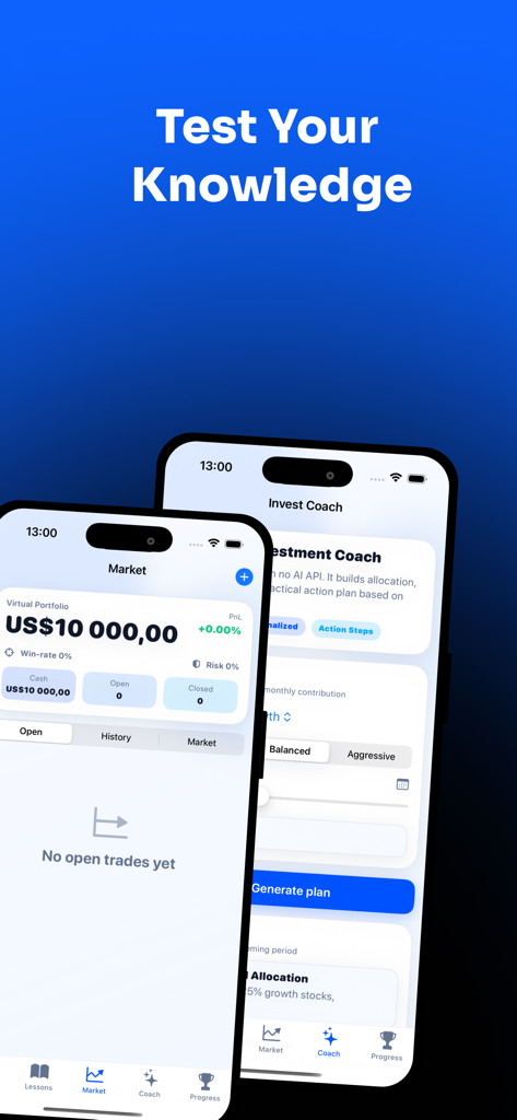 Learn Trading with AI - Finance App | MWM