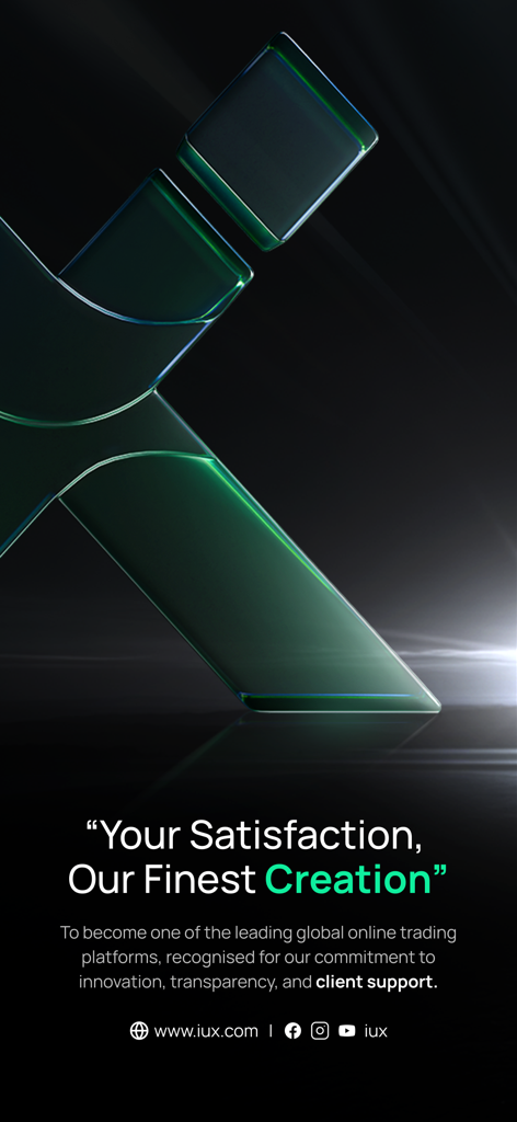 IUX: Online Trading - IUX Online Trading brand mission statement and satisfaction slogan