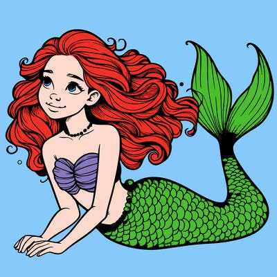 a realistic mermaid
