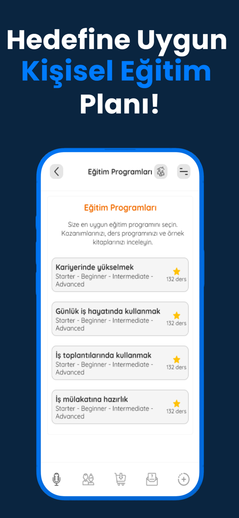 Konuşarak Öğren İngilizce - Konusarak Ogrenアプリにおける、キャリアとビジネス目標のためのパーソナライズされた英語学習プラン