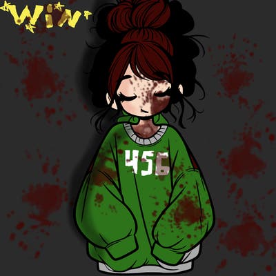 girl with baggy sweatshirt and messy bun